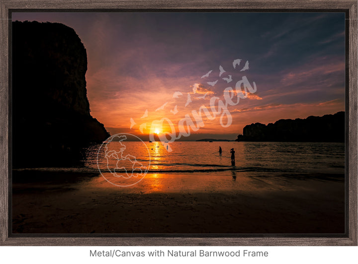 Wall Art: Evening Swim at Railay