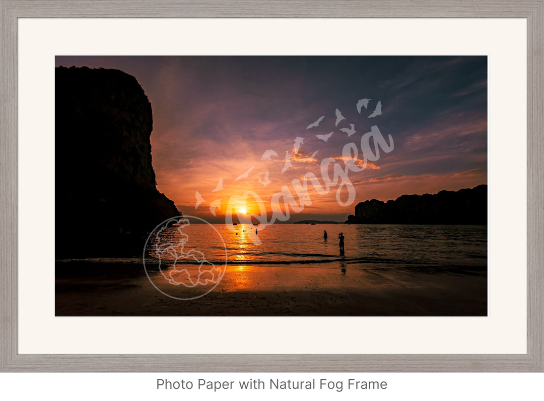 Wall Art: Evening Swim at Railay