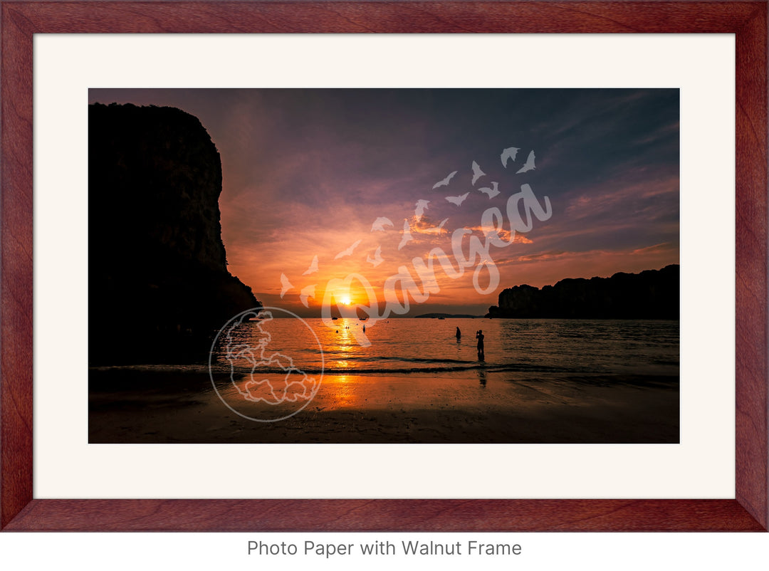 Wall Art: Evening Swim at Railay