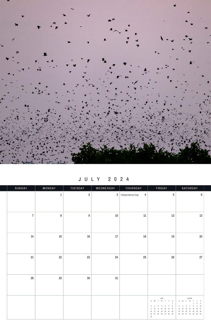 The Kasanka Bats 2024 Calendar