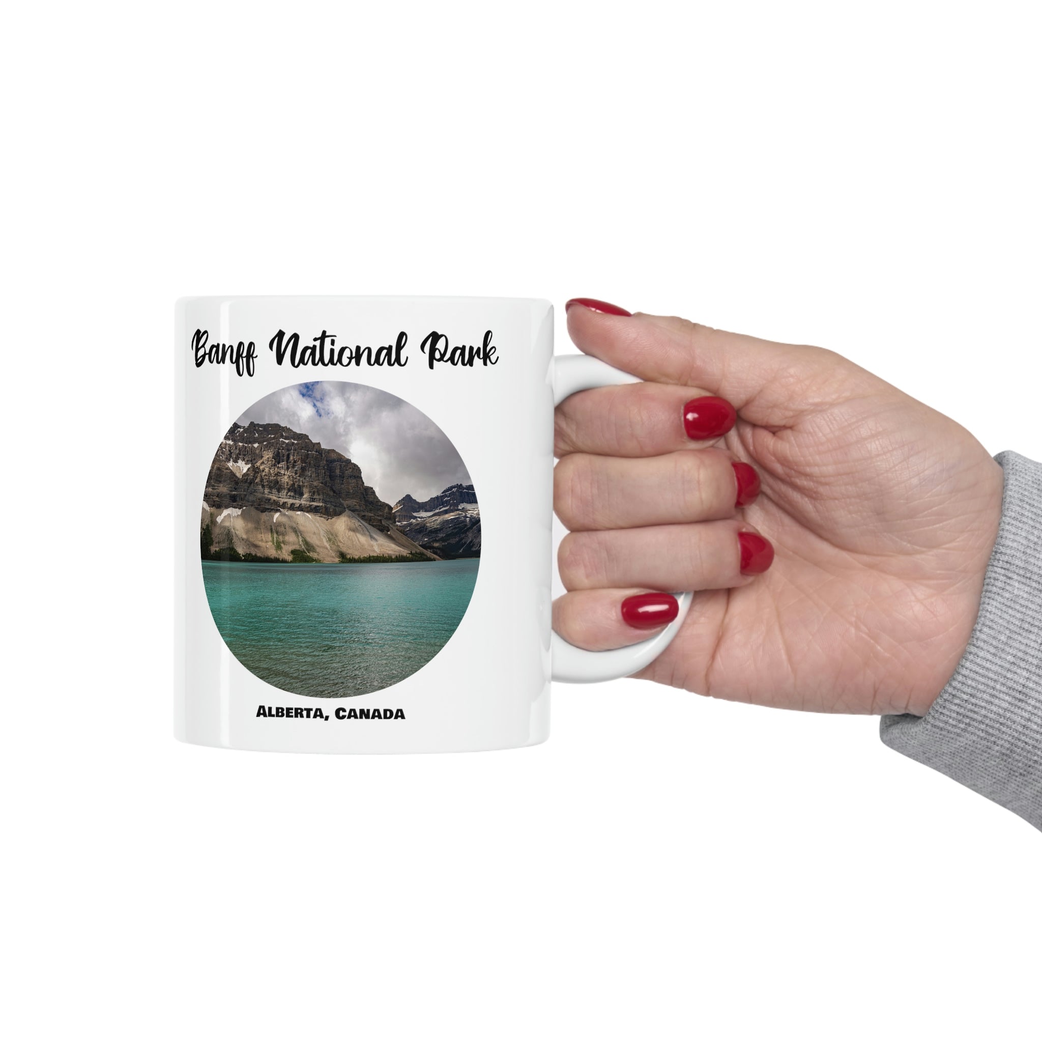 Banff National Park Bow Lake Ceramic Mug | Pangea Store – Pangea