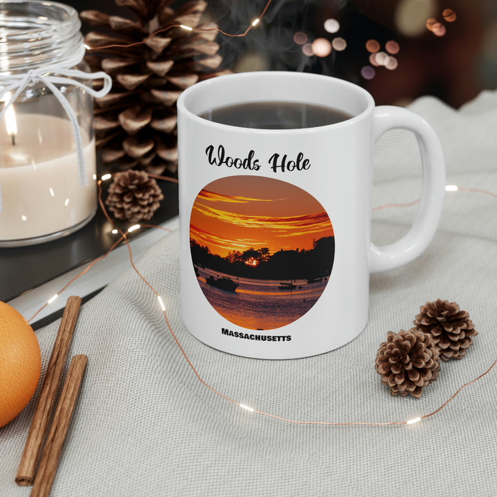 Woods Hole Sunset Ceramic Mug