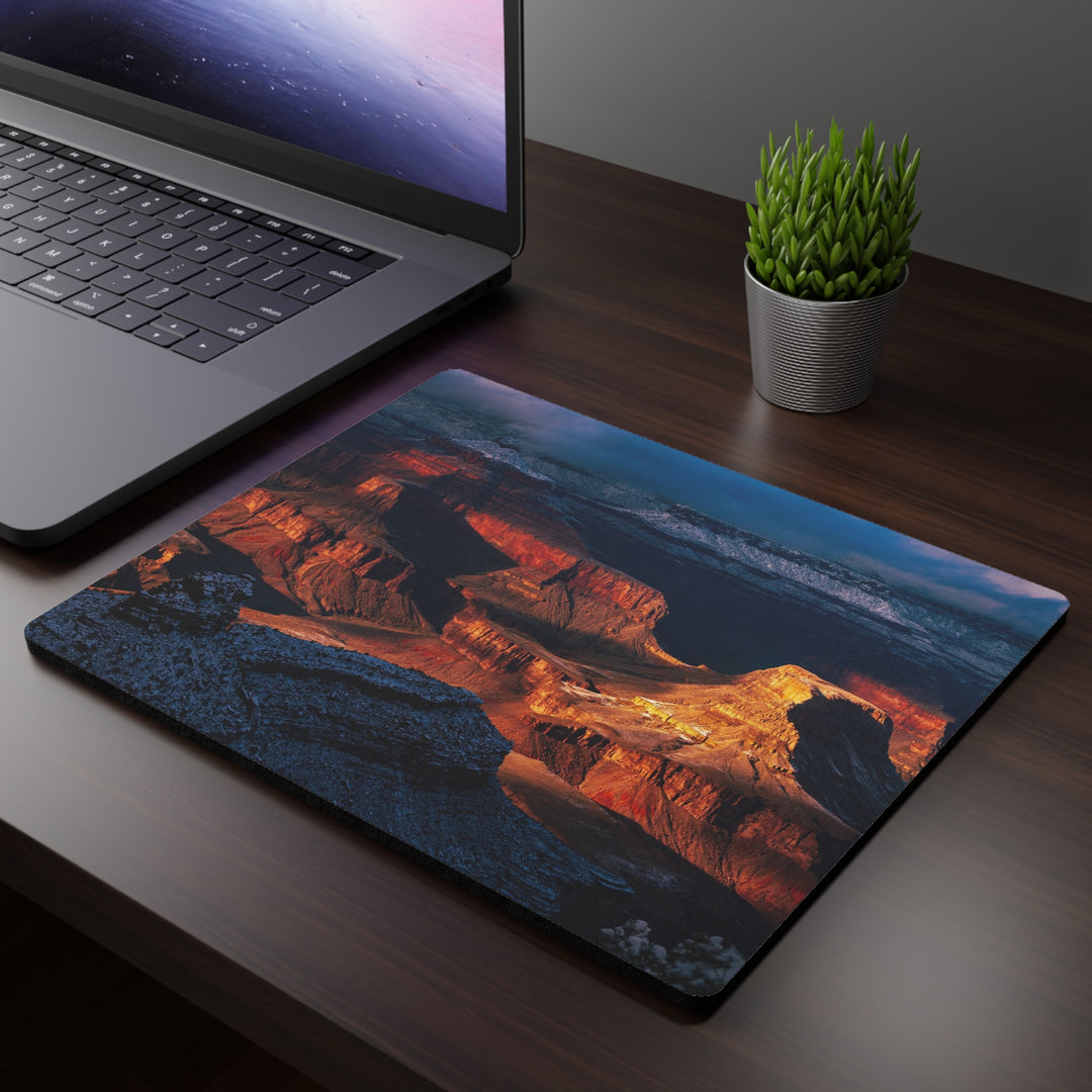 Grand Canyon Snow Mouse Pad