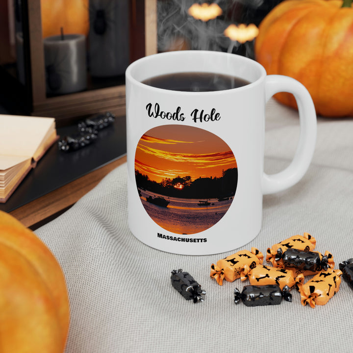 Woods Hole Sunset Ceramic Mug