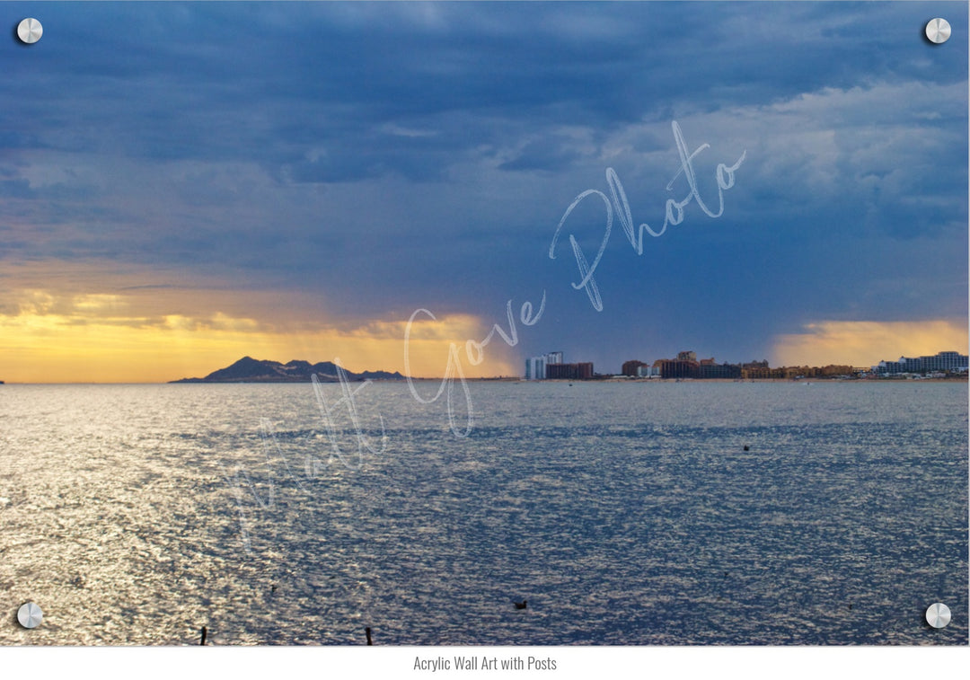 Mexico Wall Art: Puerto Peñasco Monsoon Sunset