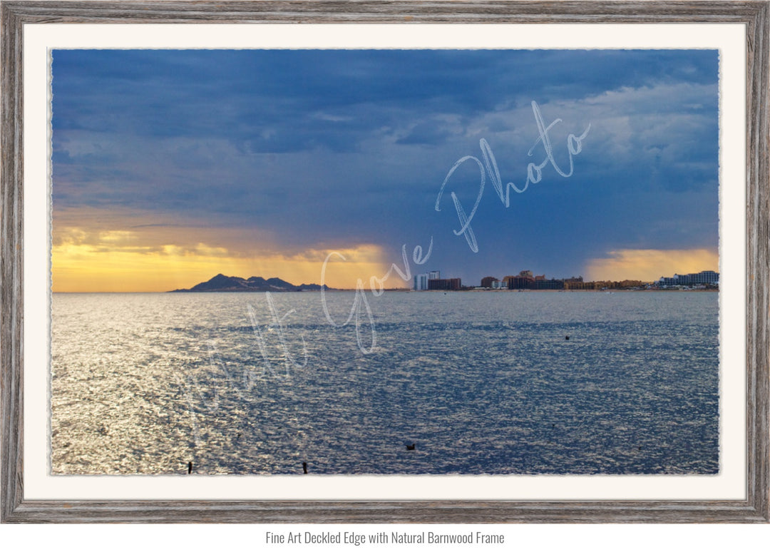 Mexico Wall Art: Puerto Peñasco Monsoon Sunset