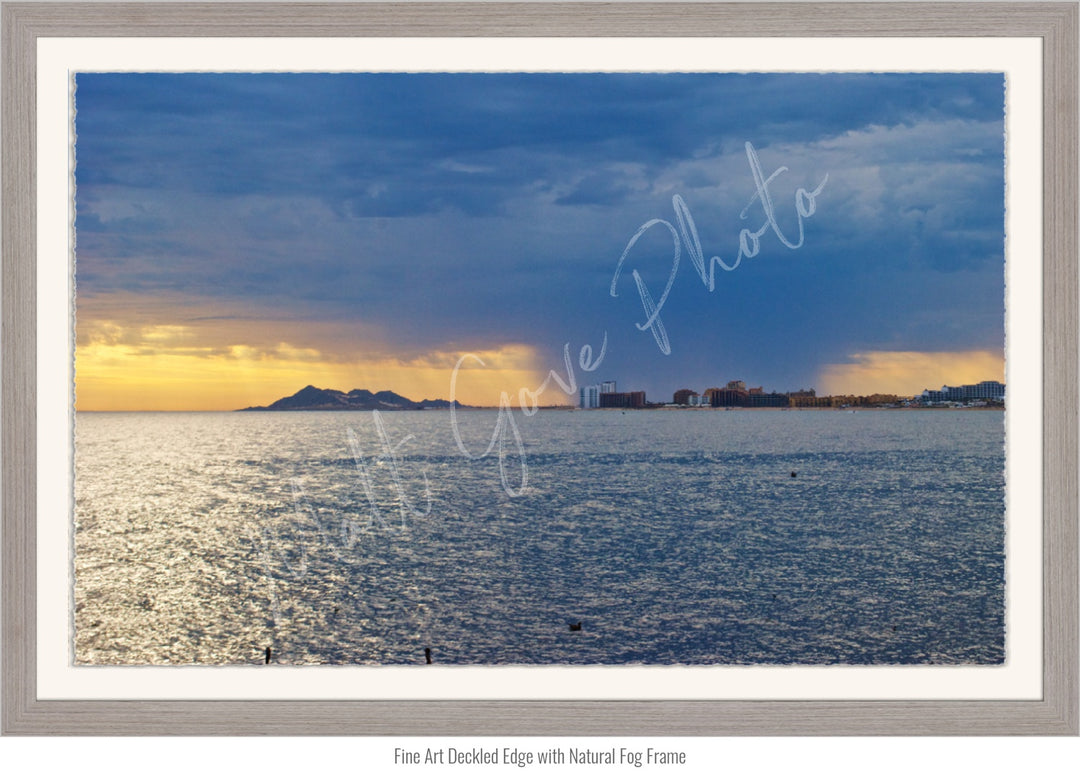 Mexico Wall Art: Puerto Peñasco Monsoon Sunset