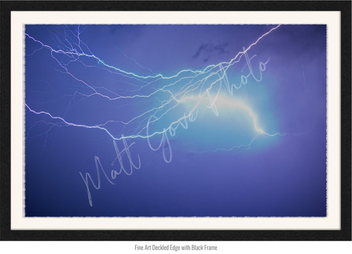 Storm Chasing Wall Art: Intracloud Monsoon Lightning