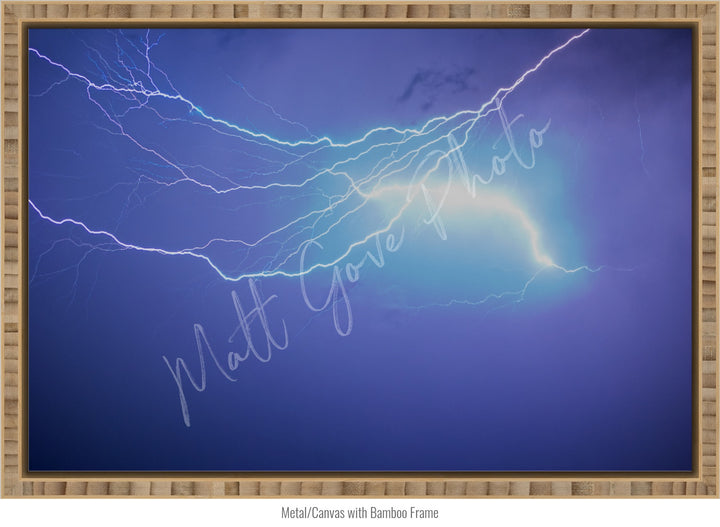 Storm Chasing Wall Art: Intracloud Monsoon Lightning