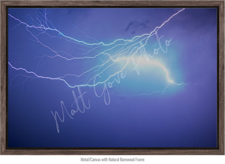 Storm Chasing Wall Art: Intracloud Monsoon Lightning