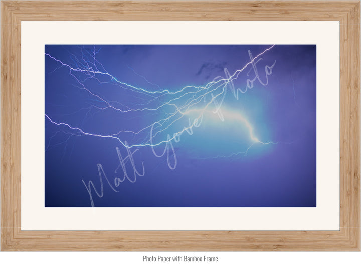 Storm Chasing Wall Art: Intracloud Monsoon Lightning