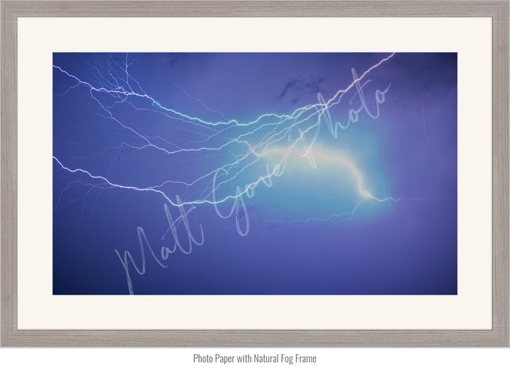 Storm Chasing Wall Art: Intracloud Monsoon Lightning