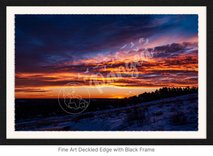 Wall Art: Colorado's Fire and Ice