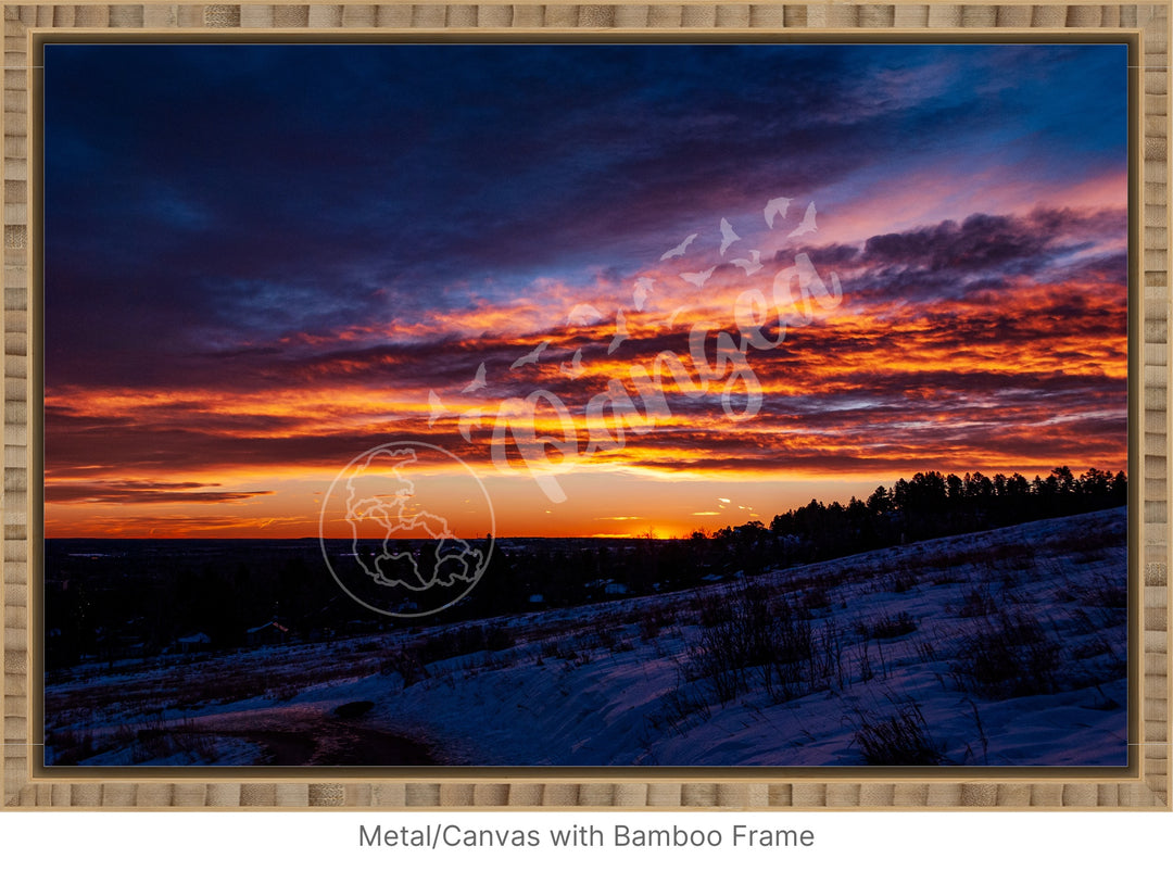 Sunrise Wall Art: Colorado's Fire and Ice