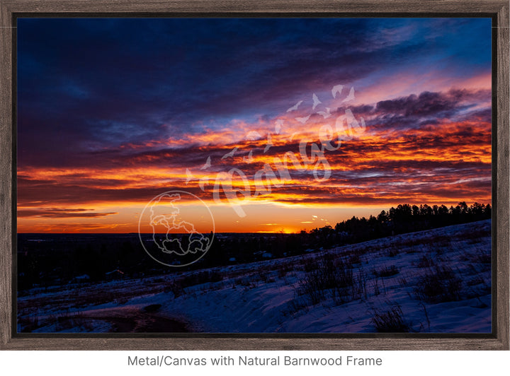 Wall Art: Colorado's Fire and Ice