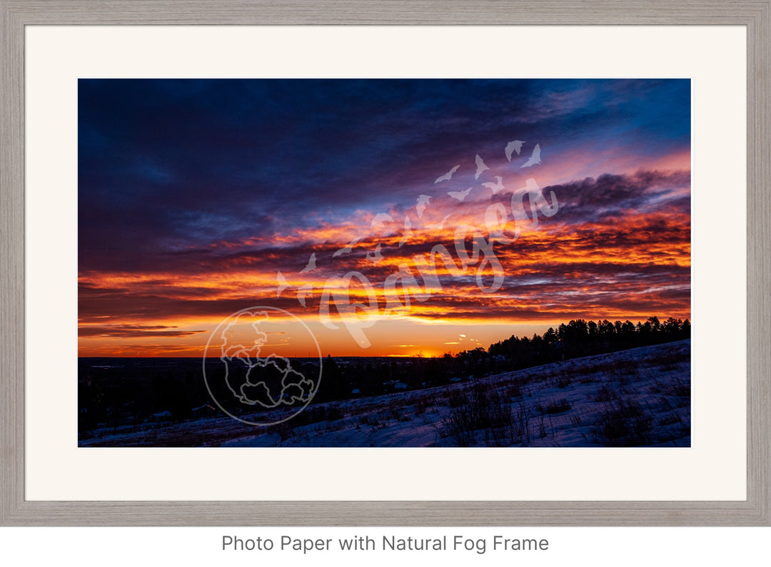 Wall Art: Colorado's Fire and Ice