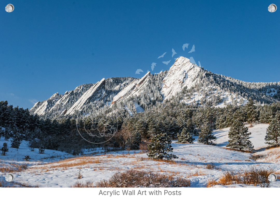 Wall Art: Dusting on the Flatirons