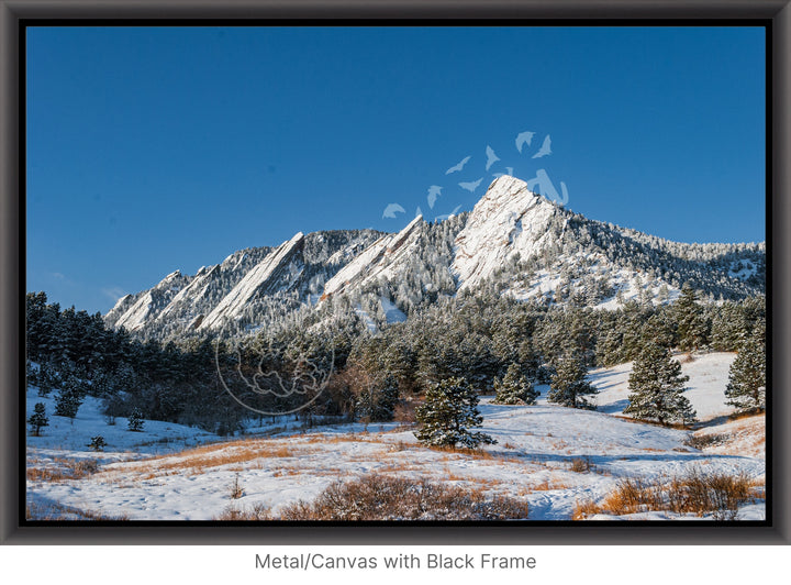 Wall Art: Dusting on the Flatirons