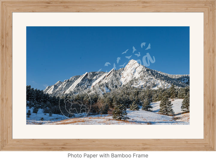 Wall Art: Dusting on the Flatirons