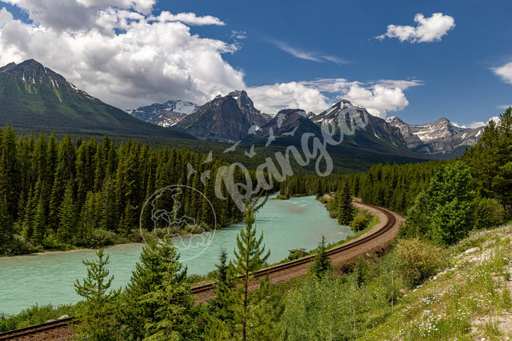 Morant's Curve, Banff: The Landscape Wall Art