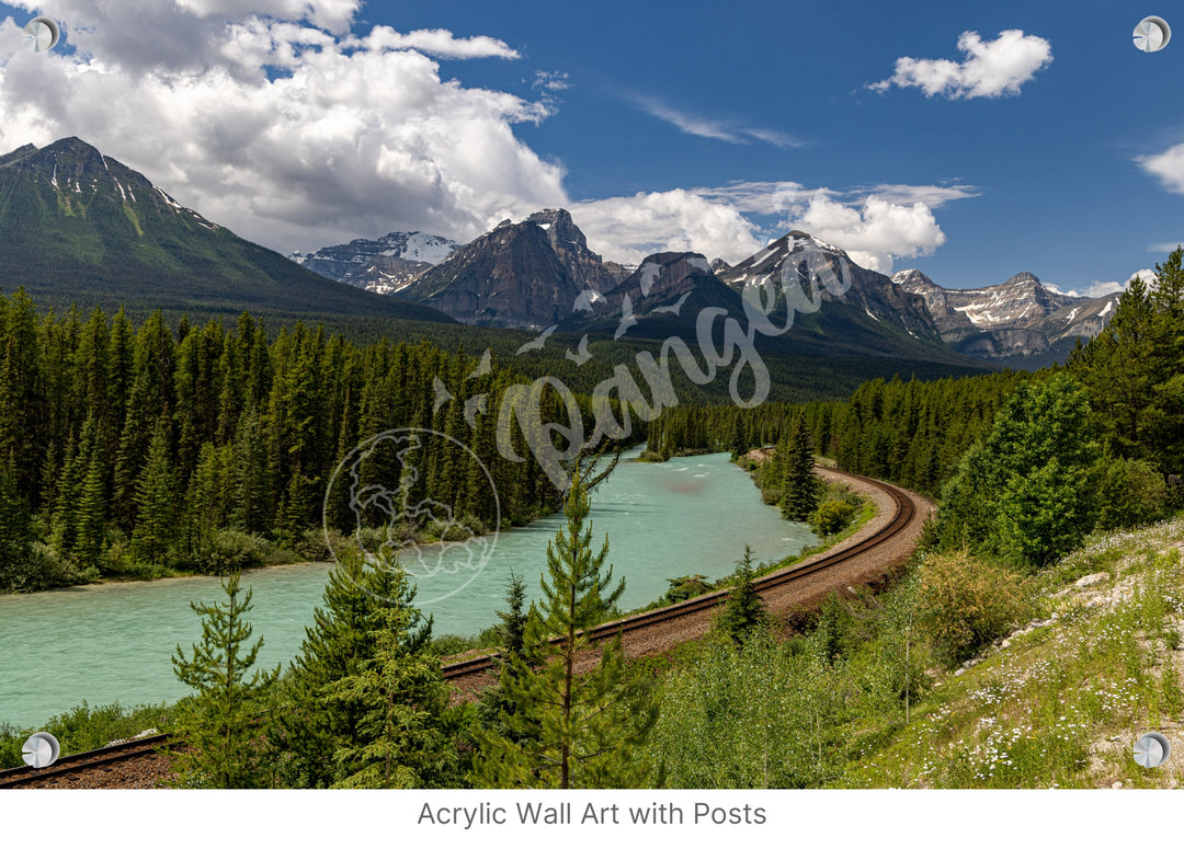 Morant's Curve, Banff: The Landscape Wall Art