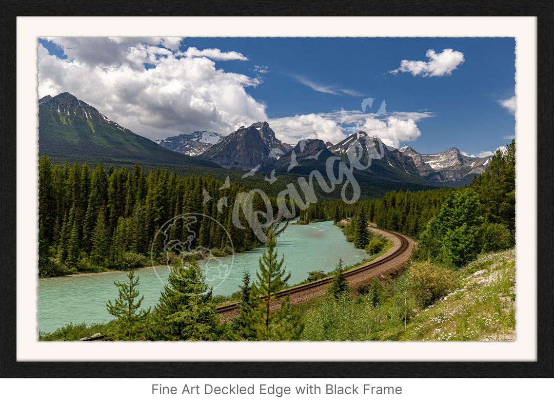 Morant's Curve, Banff: The Landscape Wall Art