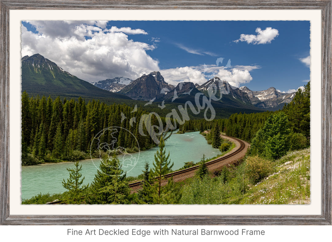 Morant's Curve, Banff: The Landscape Wall Art