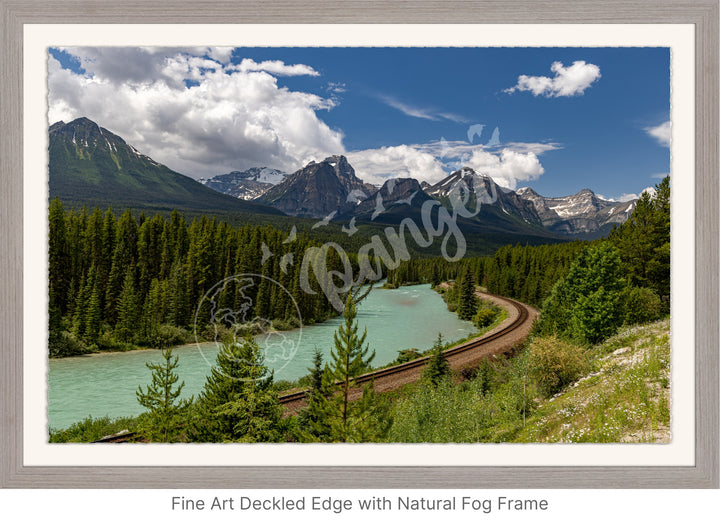 Morant's Curve, Banff: The Landscape Wall Art