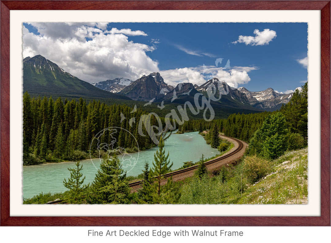 Morant's Curve, Banff: The Landscape Wall Art