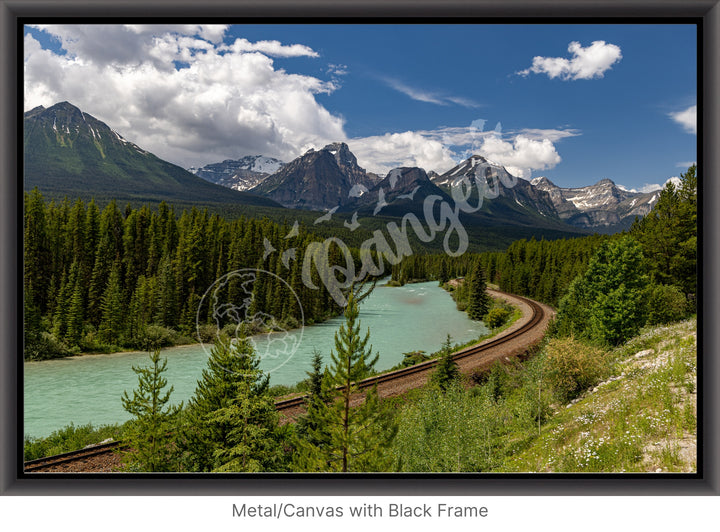 Morant's Curve, Banff: The Landscape Wall Art