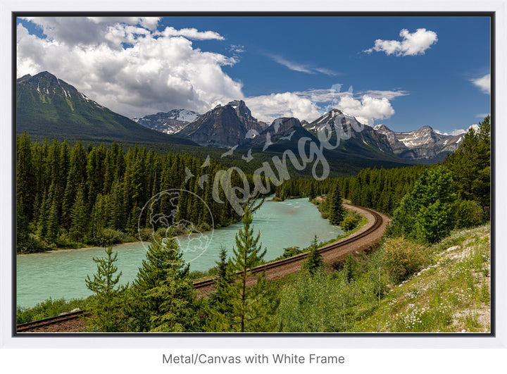 Morant's Curve, Banff: The Landscape Wall Art