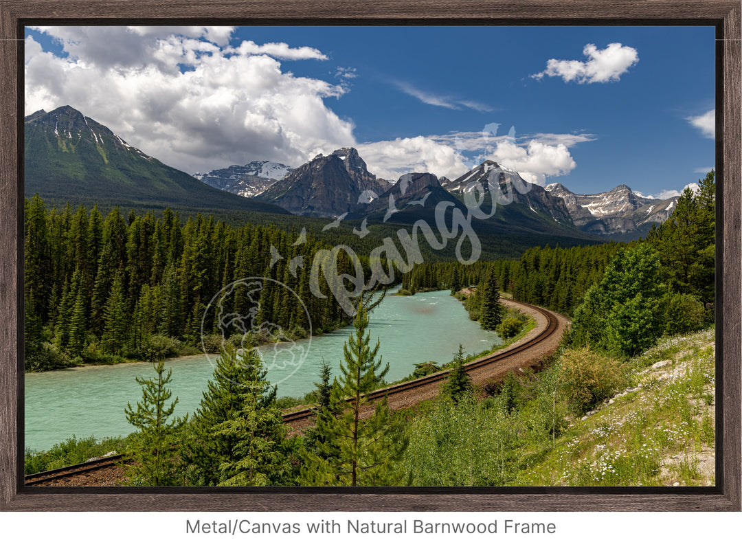 Morant's Curve, Banff: The Landscape Wall Art