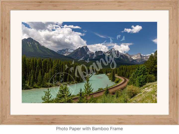 Morant's Curve, Banff: The Landscape Wall Art