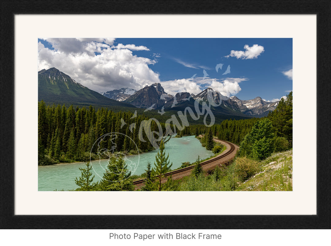 Morant's Curve, Banff: The Landscape Wall Art