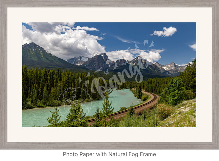 Morant's Curve, Banff: The Landscape Wall Art