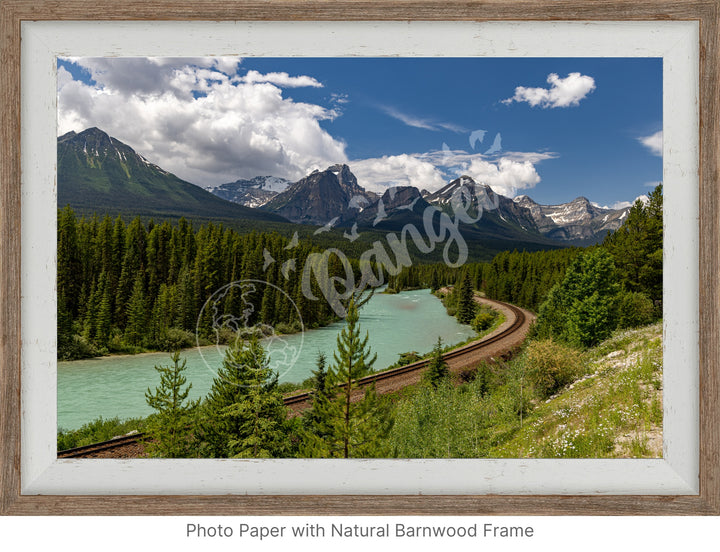 Morant's Curve, Banff: The Landscape Wall Art