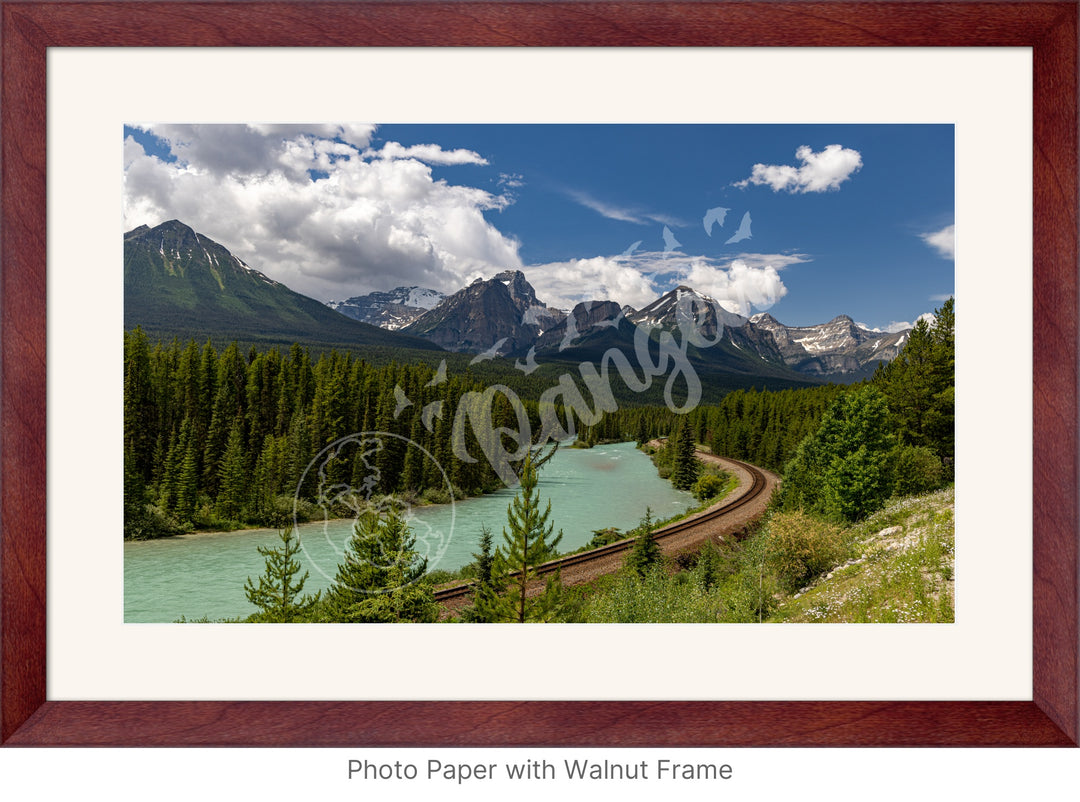 Morant's Curve, Banff: The Landscape Wall Art