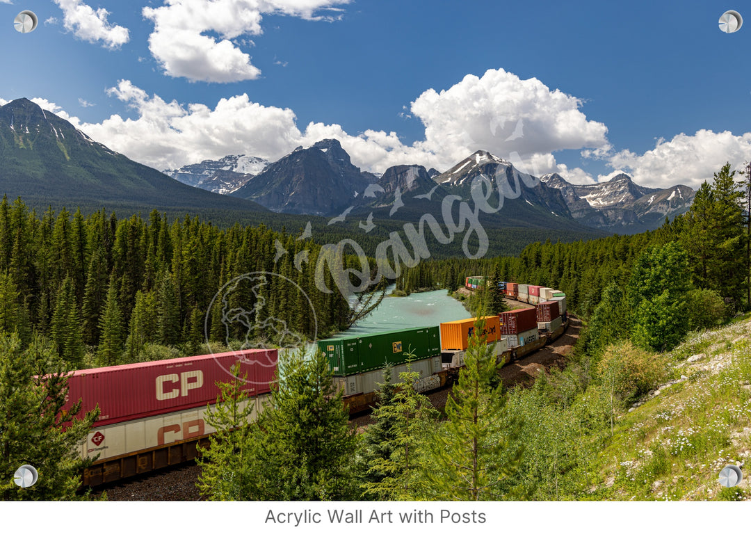 Morant's Curve, Banff: The Train Wall Art