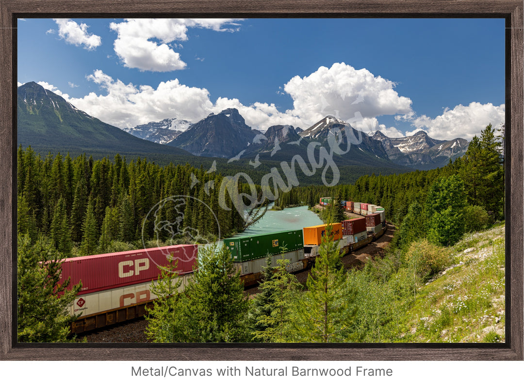 Morant's Curve, Banff: The Train Wall Art