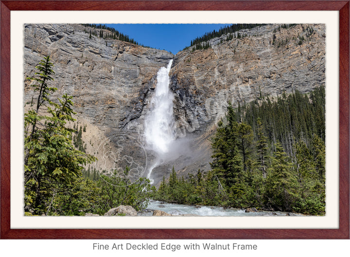 Wall Art: Thundering Takkakaw Falls