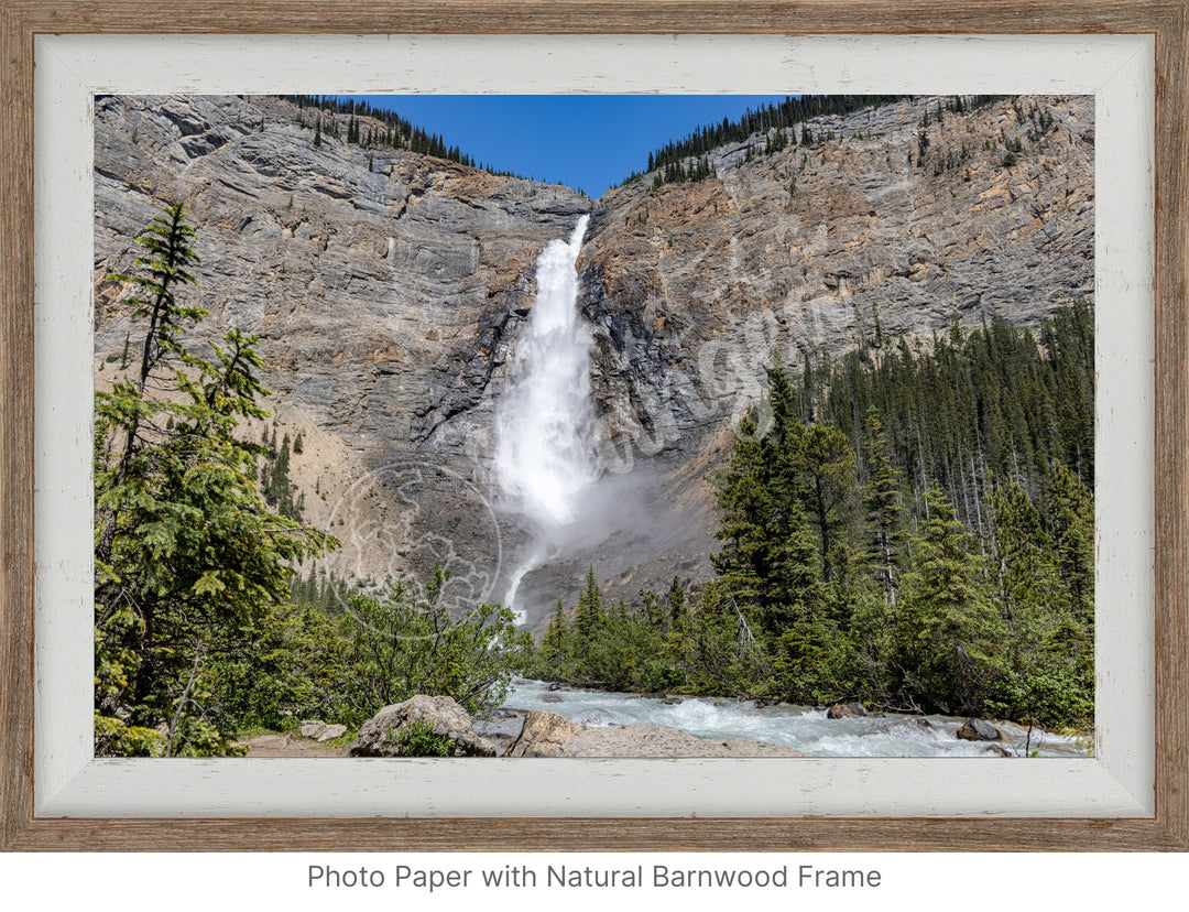 Wall Art: Thundering Takkakaw Falls