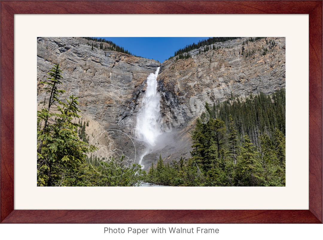 Wall Art: Thundering Takkakaw Falls