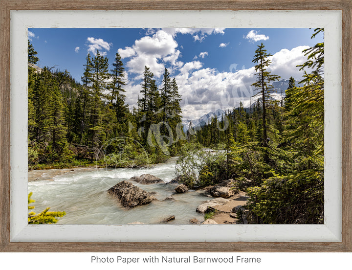 The Yoho Rapids Wall Art