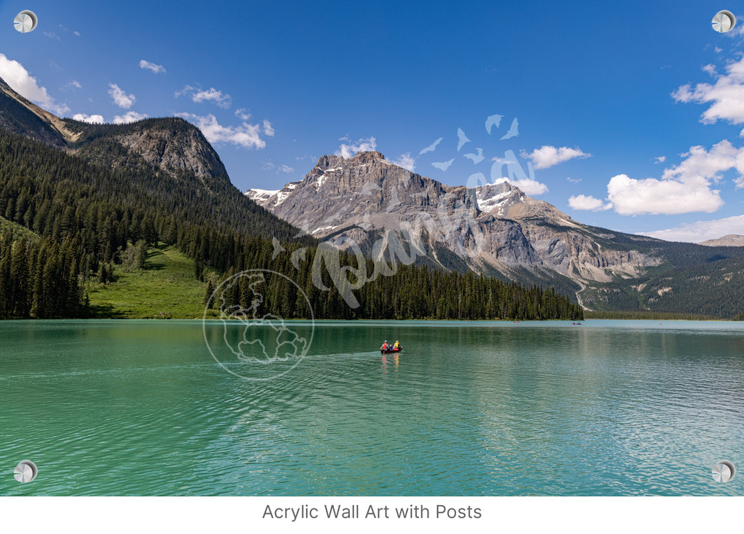 Wall Art: Emerald Lake Canoers