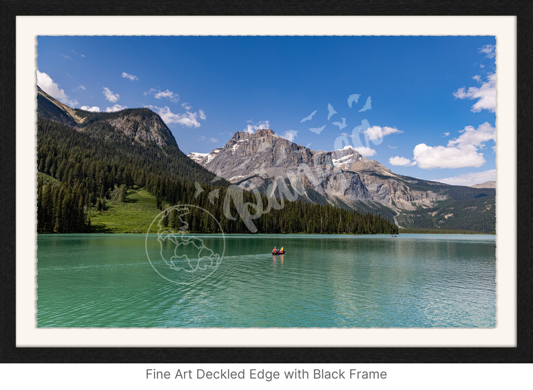 Wall Art: Emerald Lake Canoers