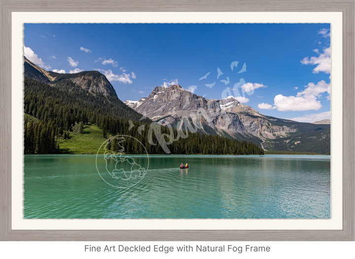 Wall Art: Emerald Lake Canoers