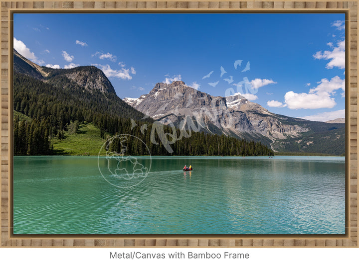 Wall Art: Emerald Lake Canoers