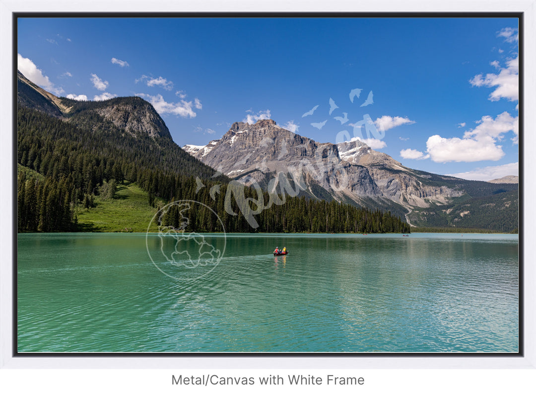 Wall Art: Emerald Lake Canoers