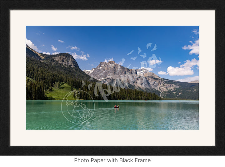 Wall Art: Emerald Lake Canoers