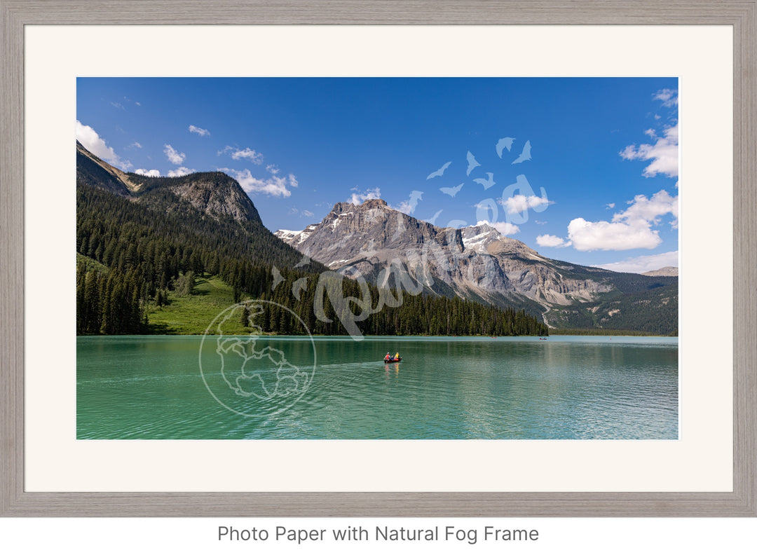 Wall Art: Emerald Lake Canoers